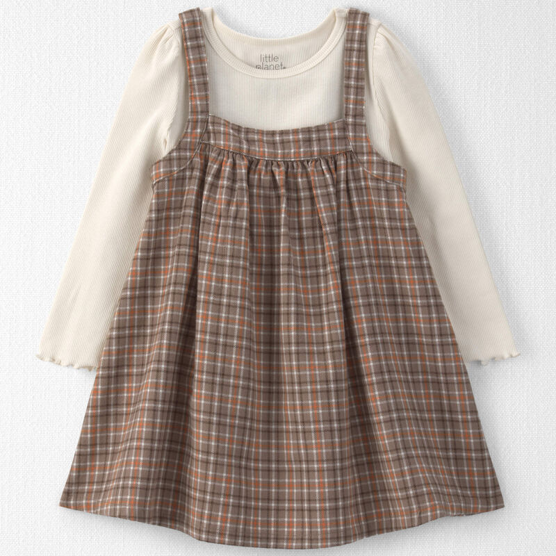 Toddler Girl 2-Piece Organic Cotton Jumper Set