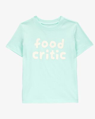 Product image 1 of Toddler Food Critic Graphic Tee