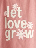 Pink - Toddler Organic Cotton Flutter Sleeve Tee, Selected