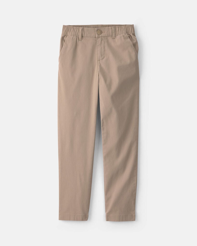 OshKosh B'gosh Girls Uniform Skinny Pants 10 Khaki