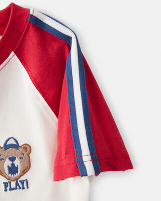 Product image 2 of Toddler Boy Bear Short-Sleeve Graphic Tee - White
