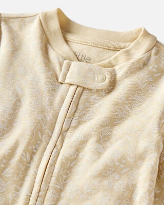 Product image 2 of Baby Organic Cotton Floral Sleep & Play Pajamas