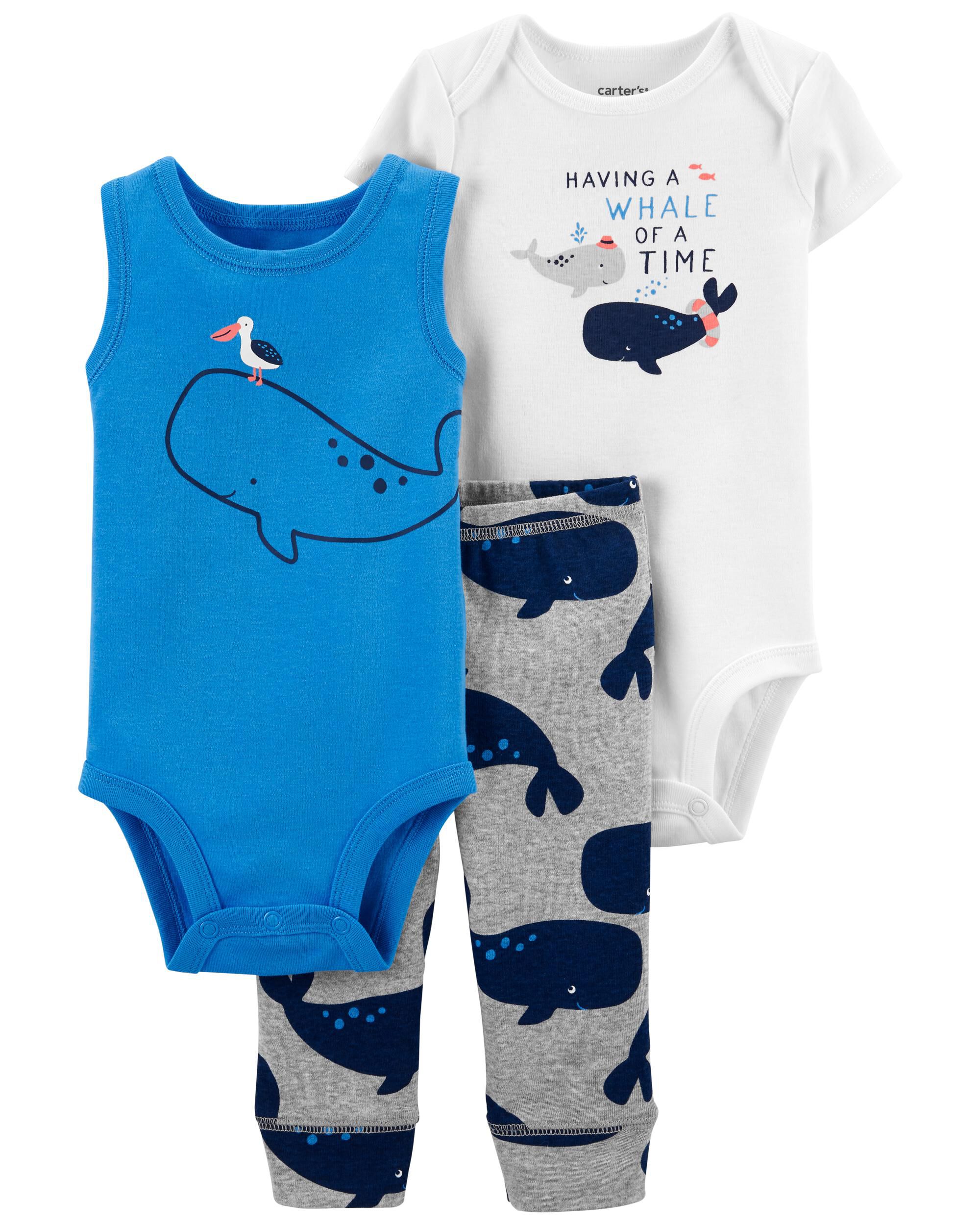 *CLEARANCE* 3-Piece Whale Little Character Set