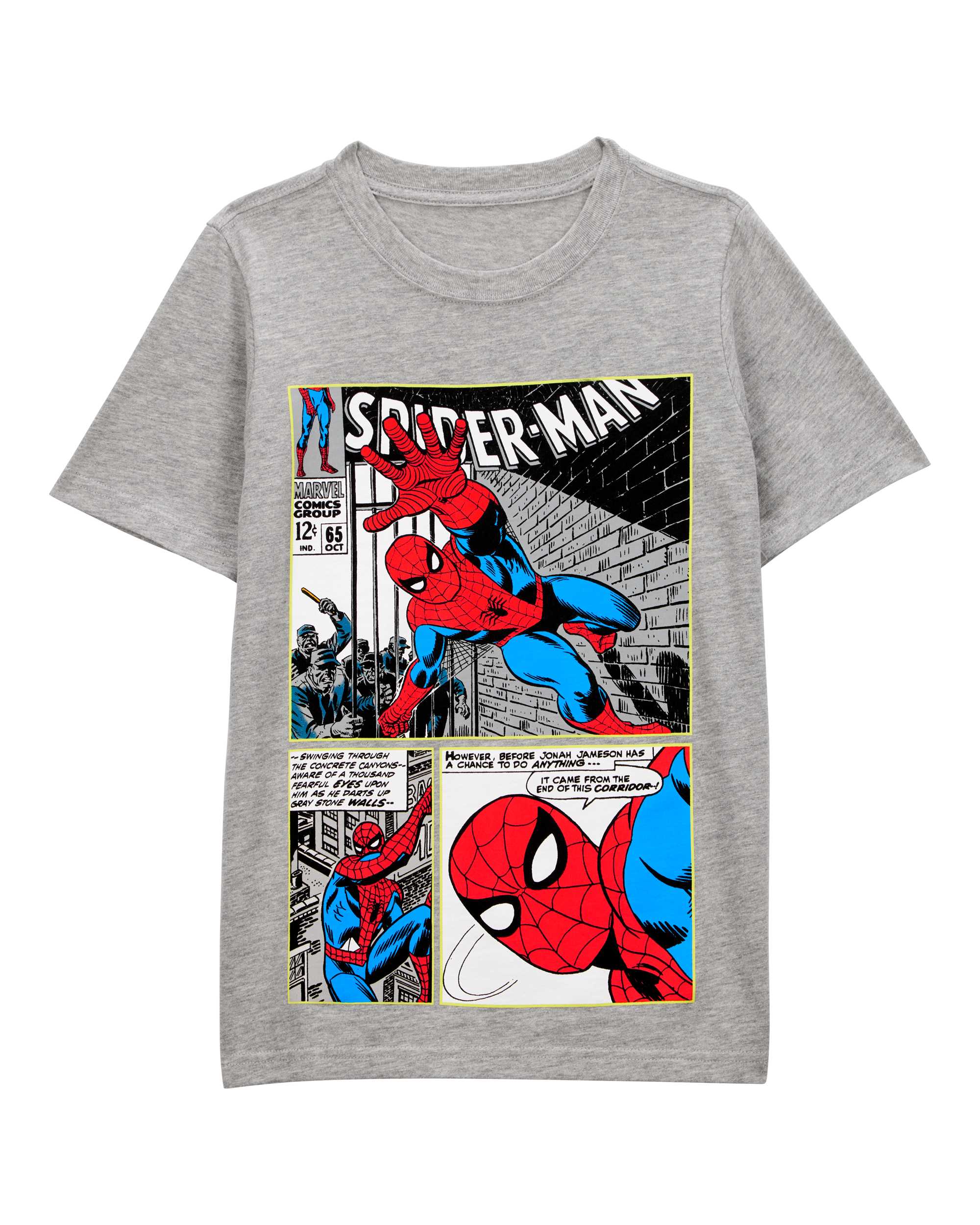 Boys Marvel™ Spider-Man Short-Sleeve Graphic Tee - Grey