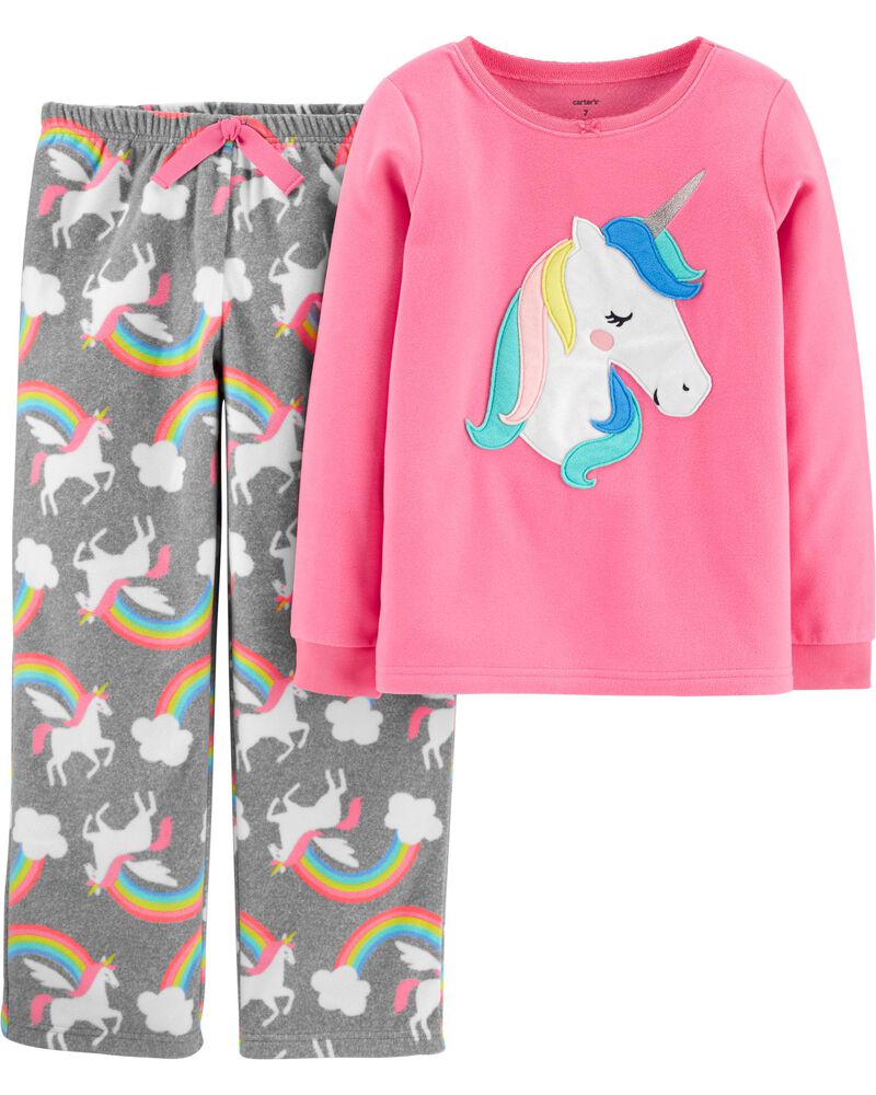 2 Piece Unicorn Fleece Pjs Carters Com