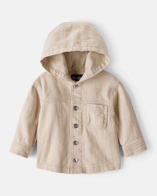Baby Boy Denim Long-Sleeve Fashion Jacket - Black