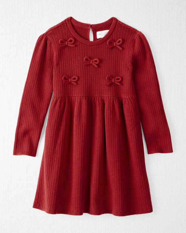 Product image 1 of Toddler Girl Organic Cotton Sweater Knit Dress