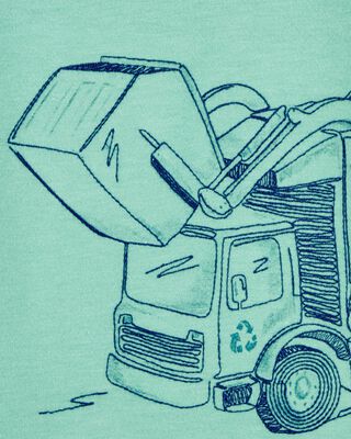 Product image 2 of Toddler Construction Short-Sleeve Graphic Tee - Green