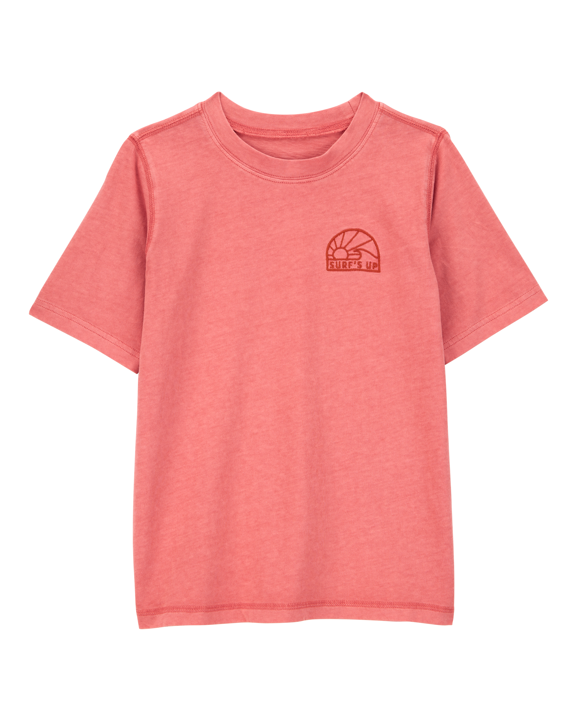 Kid Solid Short-Sleeve Tee - Red