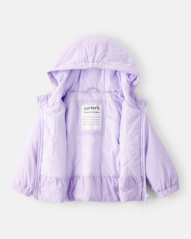 Product image 2 of Baby Girl Long-Sleeve Midweight Jacket - Purple