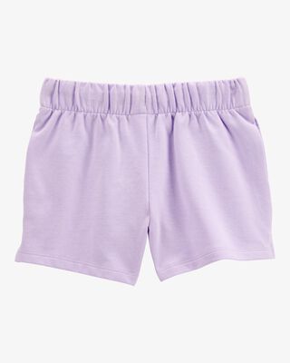 Product image 2 of Kid Pull-On French Terry Shorts - Purple
