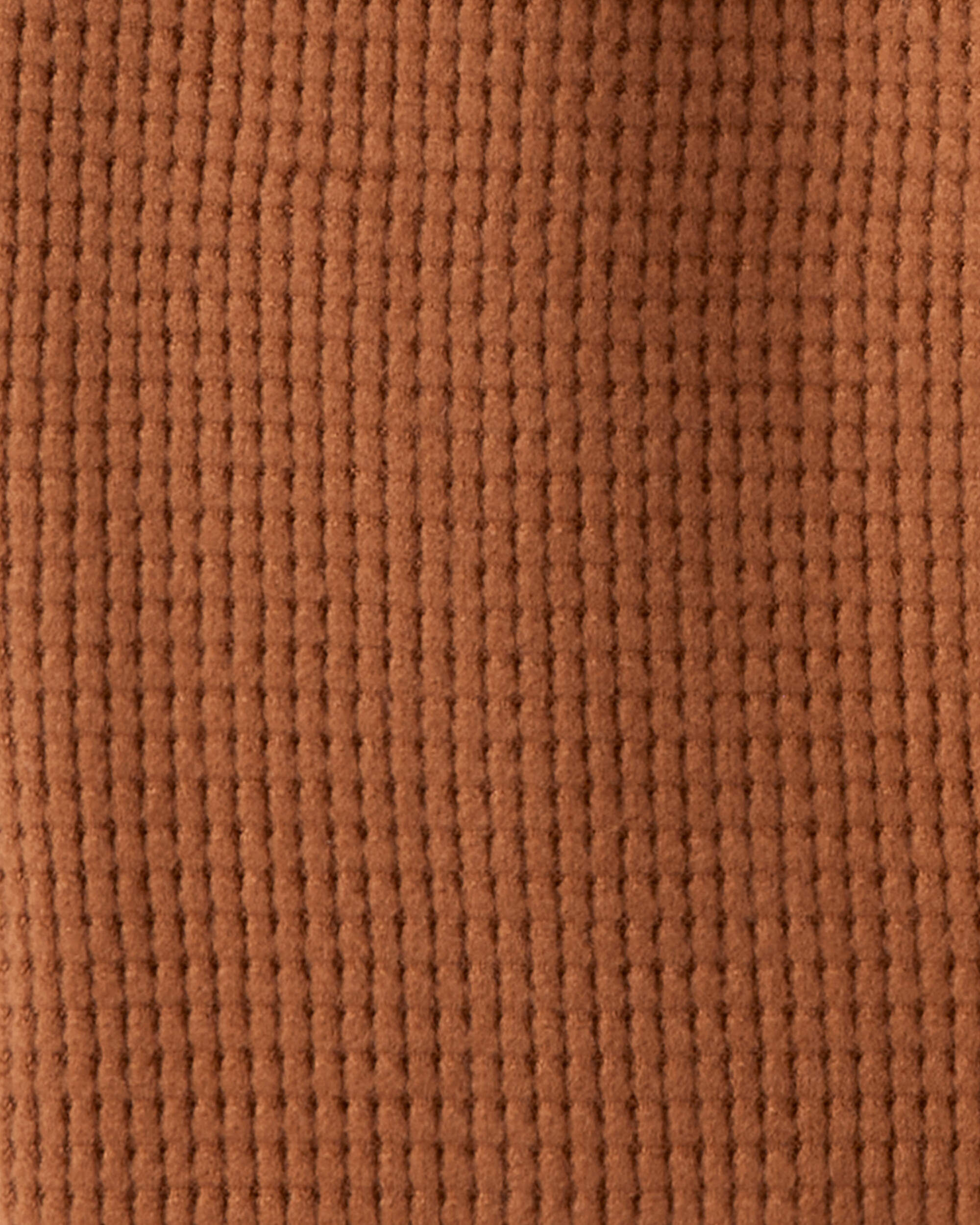 Boys Thermal Drawstring Jogger - Brown