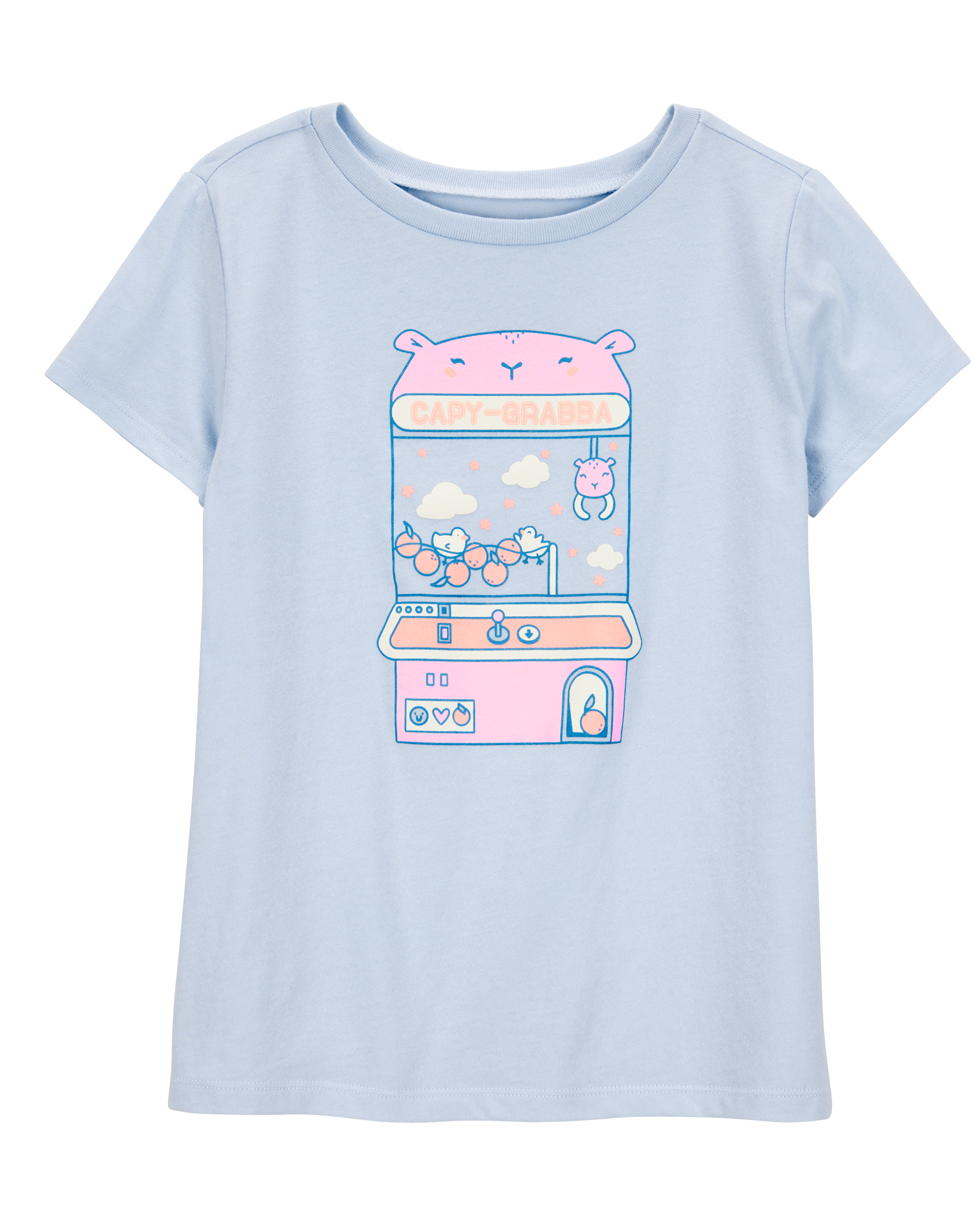 Girls Capy-Grabba Short-Sleeve Graphic Tee - Blue
