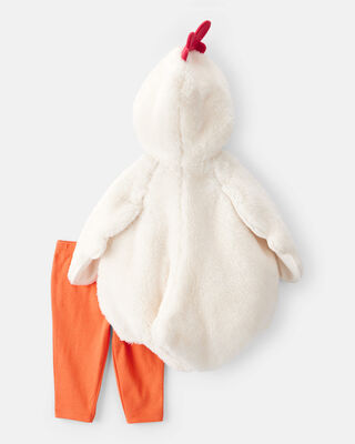 Product image 2 of Baby 2-Piece Chicken Halloween Costume - White/Orange