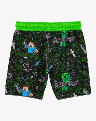 Product image 2 of Kid Minecraft® Swim Trunks - Green