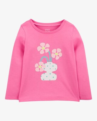 Carter's Kid Girl White Pineapple Tee