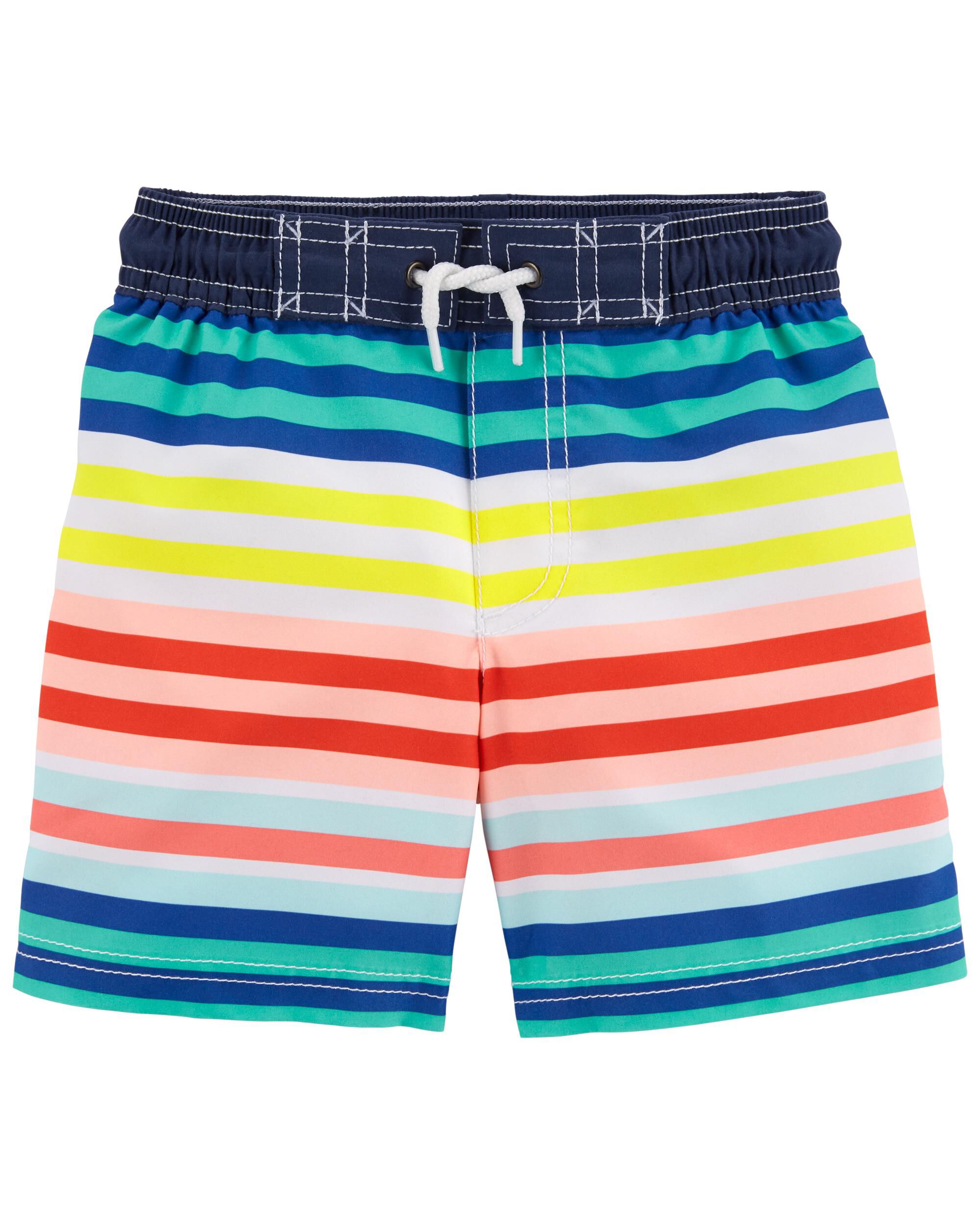 Carter's Striped Swim Trunks