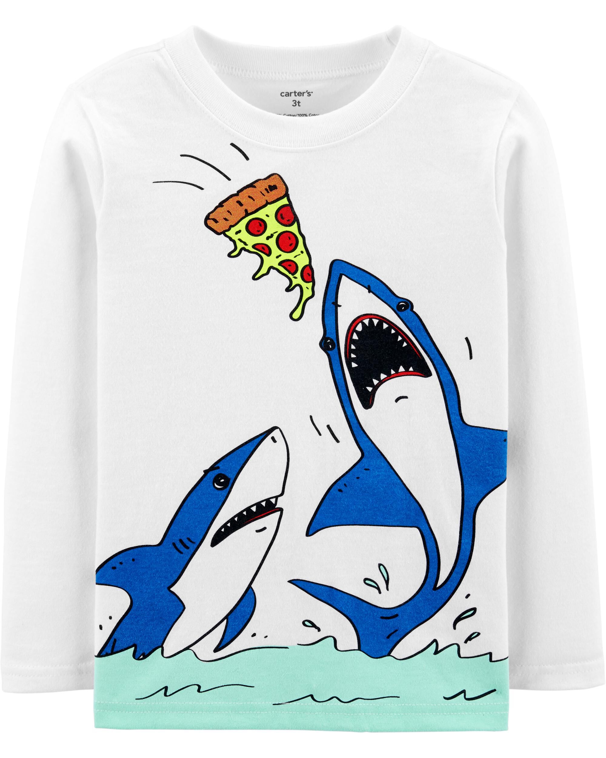 Pizza shark shirt Clearance