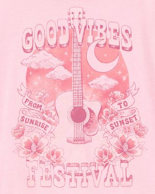 Product image 2 of Kid Concert Short-Sleeve Graphic Tee - Pink