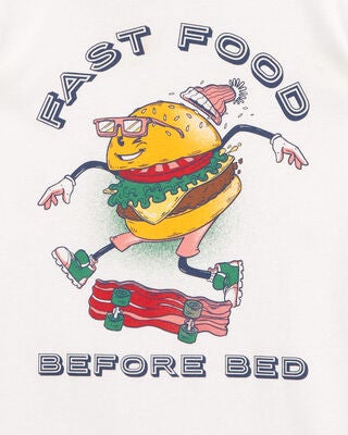 Product image 2 of Kid 4-Piece Fast Food Before Bed 100% Snug Fit Cotton Pajamas