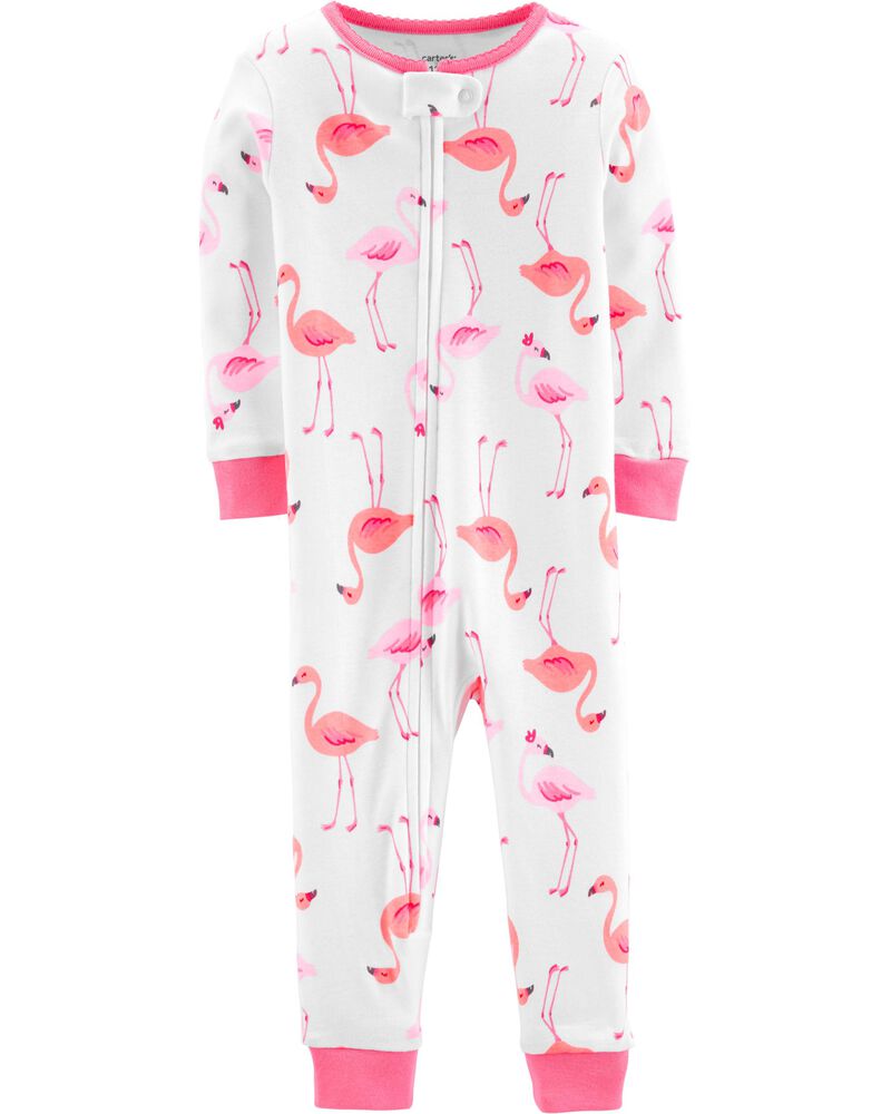 1 Piece Flamingo Snug Fit Cotton Footless Pjs Carters Com