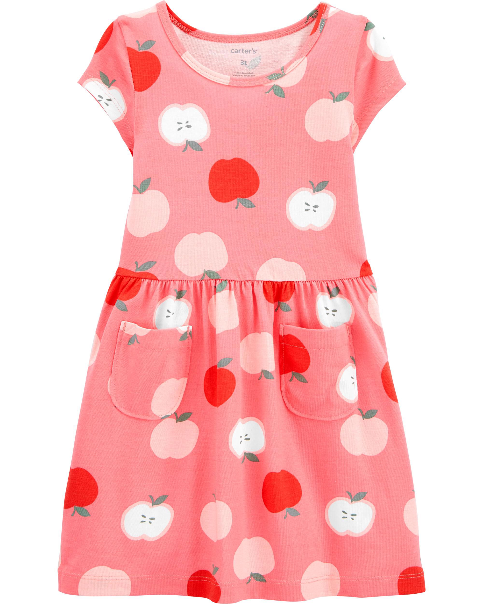 Apple Jersey Dress | carters.com