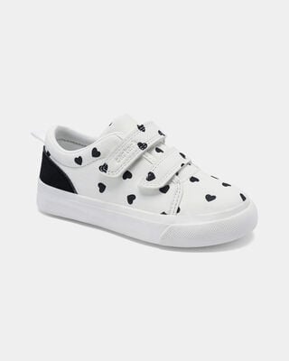 Toddler Girl Casual Sneakers - White/Gold