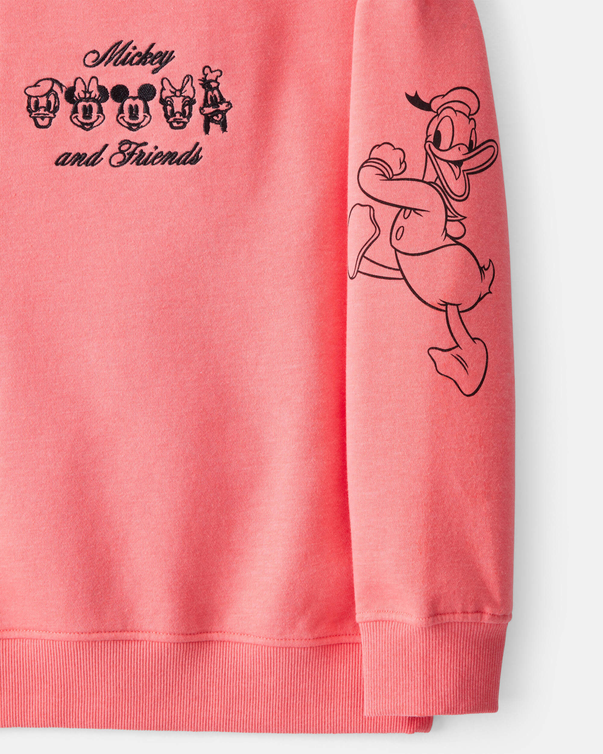 Girls Disney© Mickey Mouse Long-Sleeve Pullover Sweatshirt