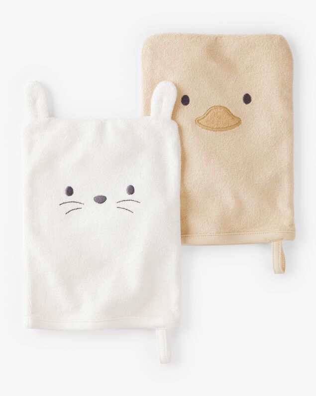 Product image 1 of Baby 2-Pack Wash Cloths - Yellow