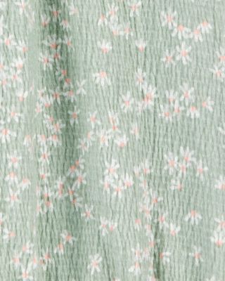 Product image 2 of Kid Short-Sleeve Floral Fashion Top - Green