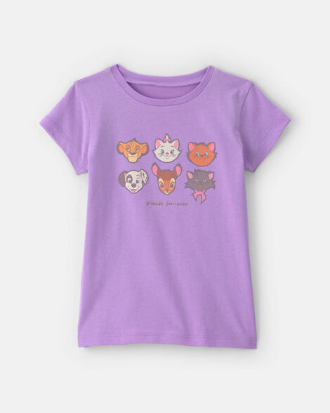 toddler girl disney© animals graphic tee - purple