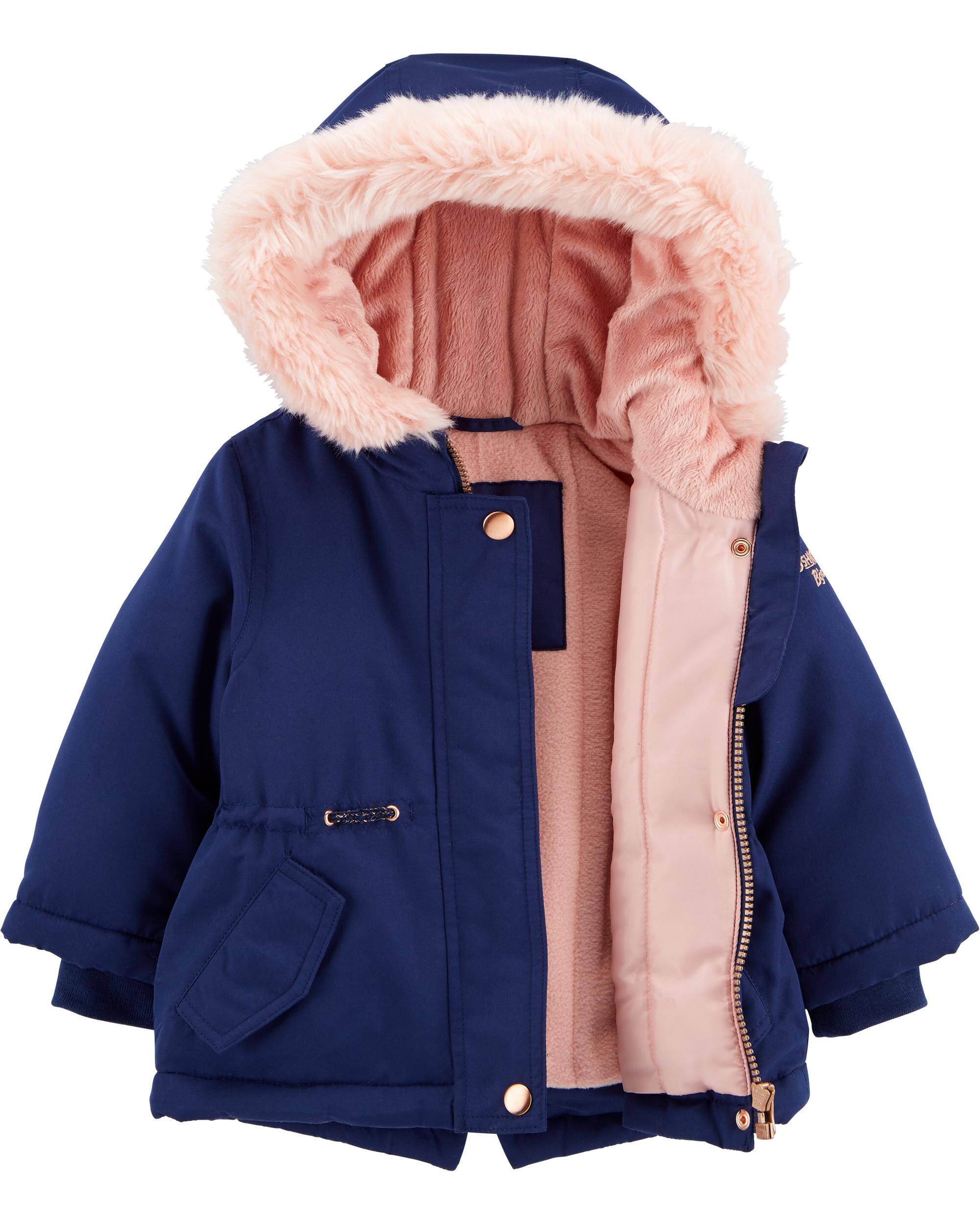 carters baby girl winter coats