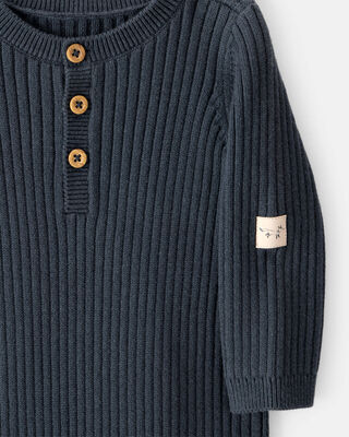Product image 2 of Baby Button-Down Sweater Jumpsuit