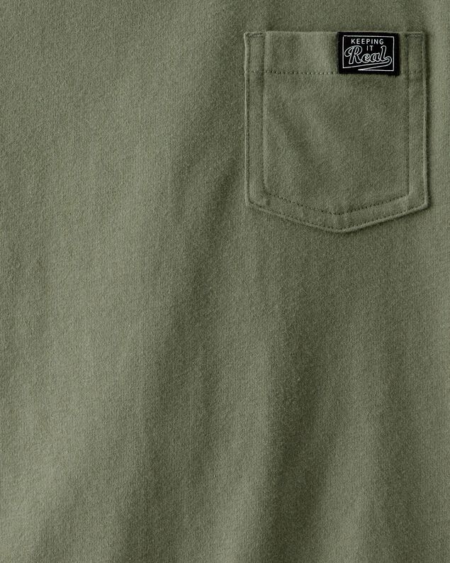 Product image 2 of Kid "Keeping It Real" Relaxed Pocket Tee - Green