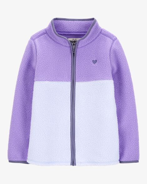  Product image 1 of Kid Embroidered Teddy-Fleece Jacket
