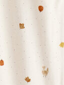Baby 1-Piece Halloween 100% Snug Fit Cotton Footie Pajamas - Ivory