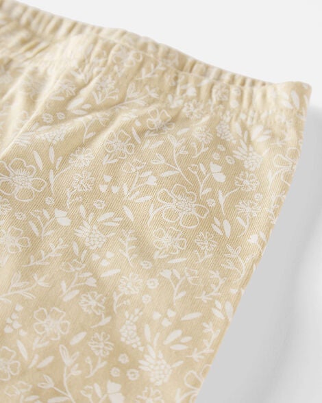  Product image 2 of Baby Floral Print Organic Cotton 2-Piece Pajamas