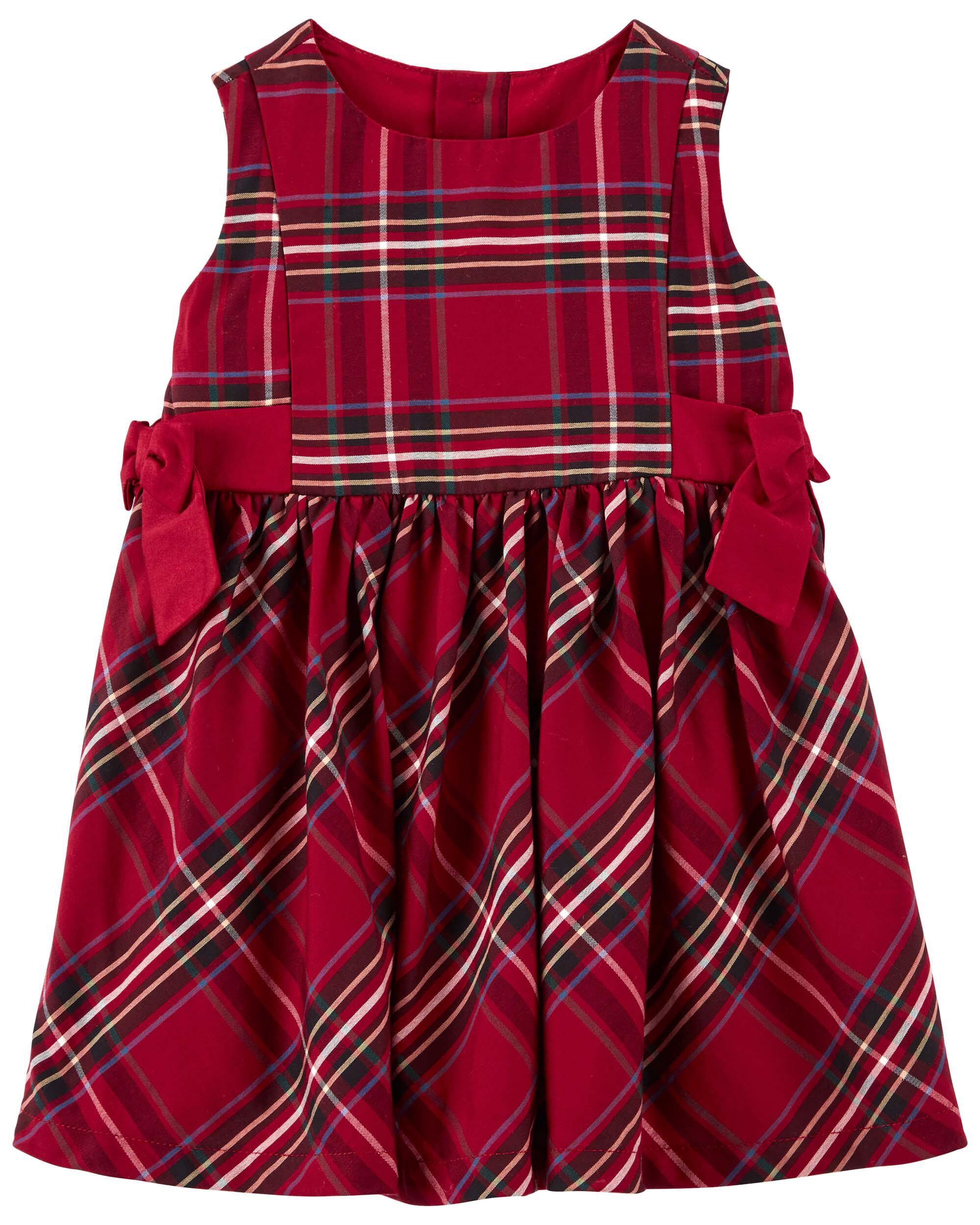 Carters baby girl christmas dresses sales