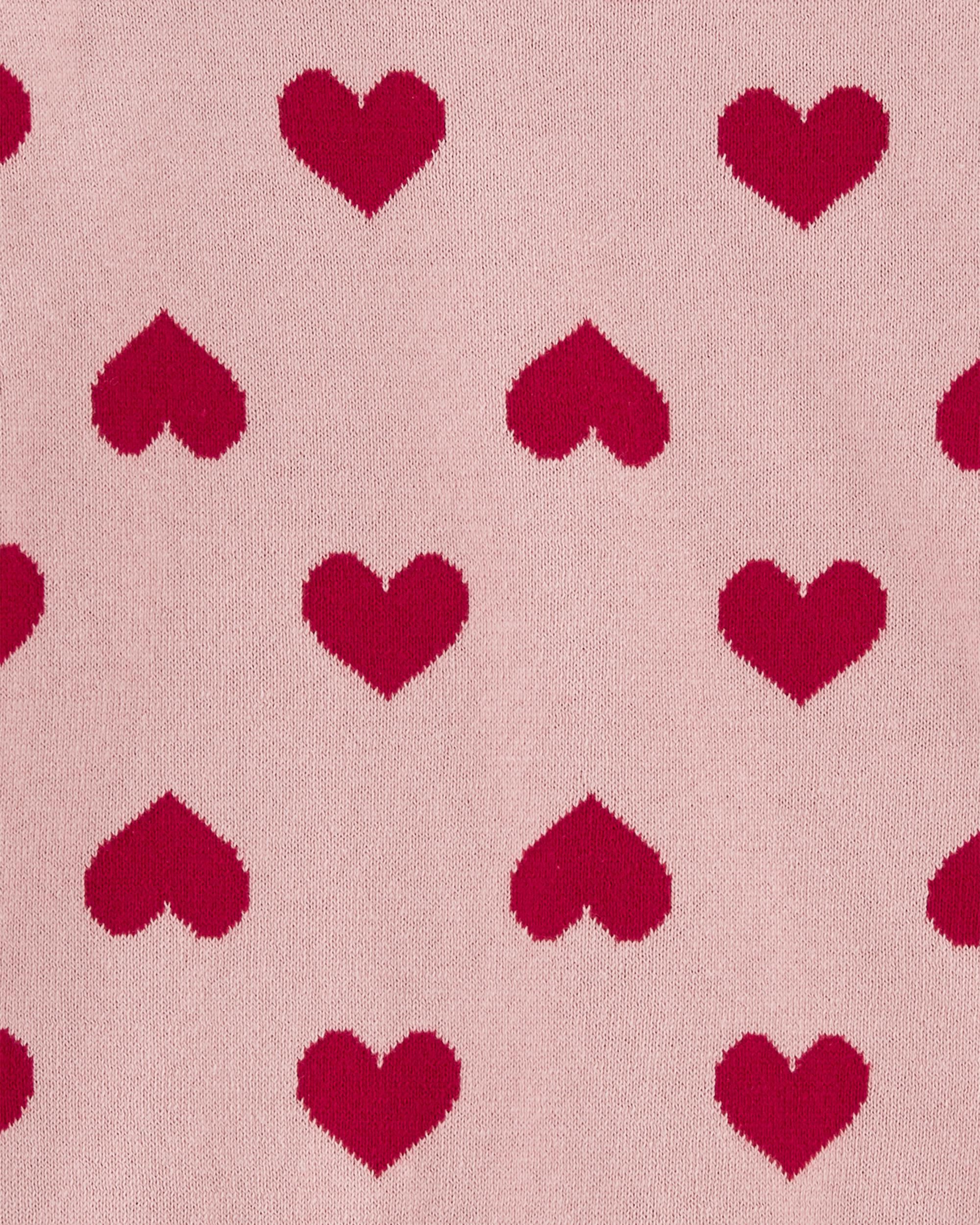 Kid Valentine's Day Heart Sweater - Carter's | Carter's