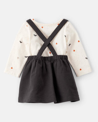 Product image 2 of Baby 3-Piece Halloween Tee & Jumper Set - White/Black