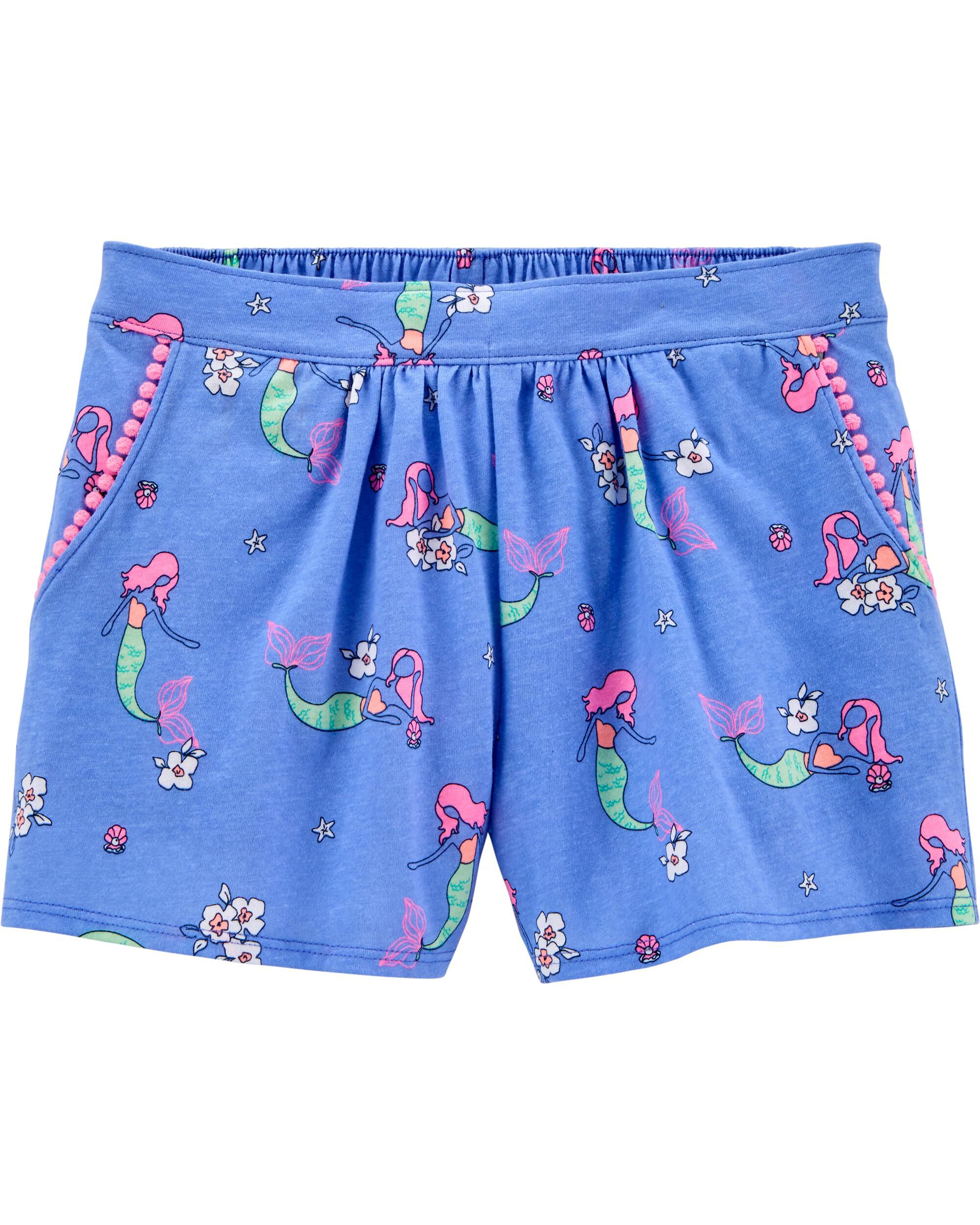 *CLEARANCE* Mermaid Pom Pom Shorts