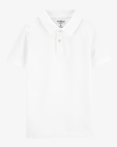 Boys Pique Cotton Uniform Polo