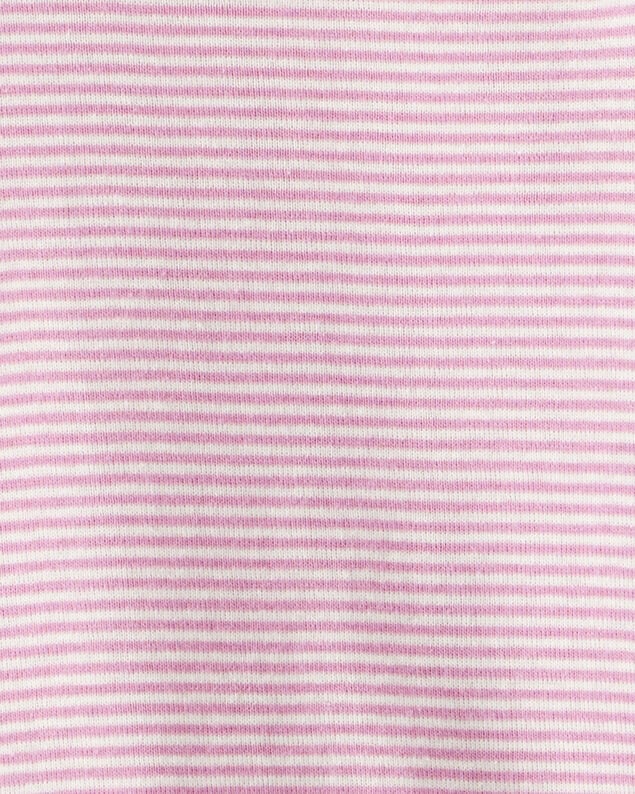 Product image 2 of Baby Girl 4-Pack Polar Bear Print Cotton Long-Sleeve Multipack Bodysuits - White/Purple/Blue