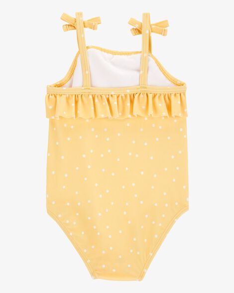  Product image 3 of Baby 1-Piece Polka Dot Swimsuit - Yellow
