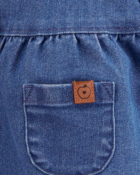  Product image 2 of Baby Denim Snap-Up Hooded Jacket