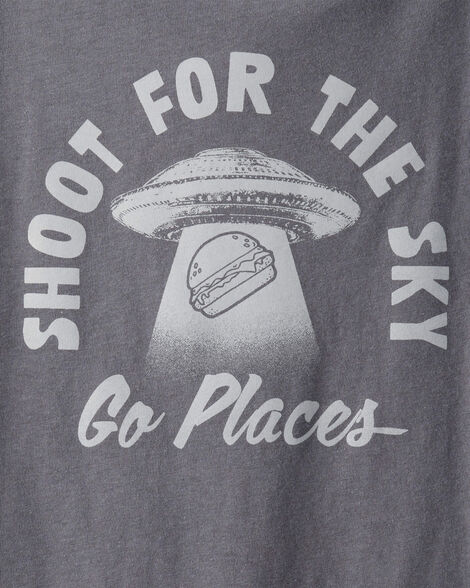  Product image 4 of Boys Shoot For The Sky Long-Sleeve Graphic Tee - Grey
