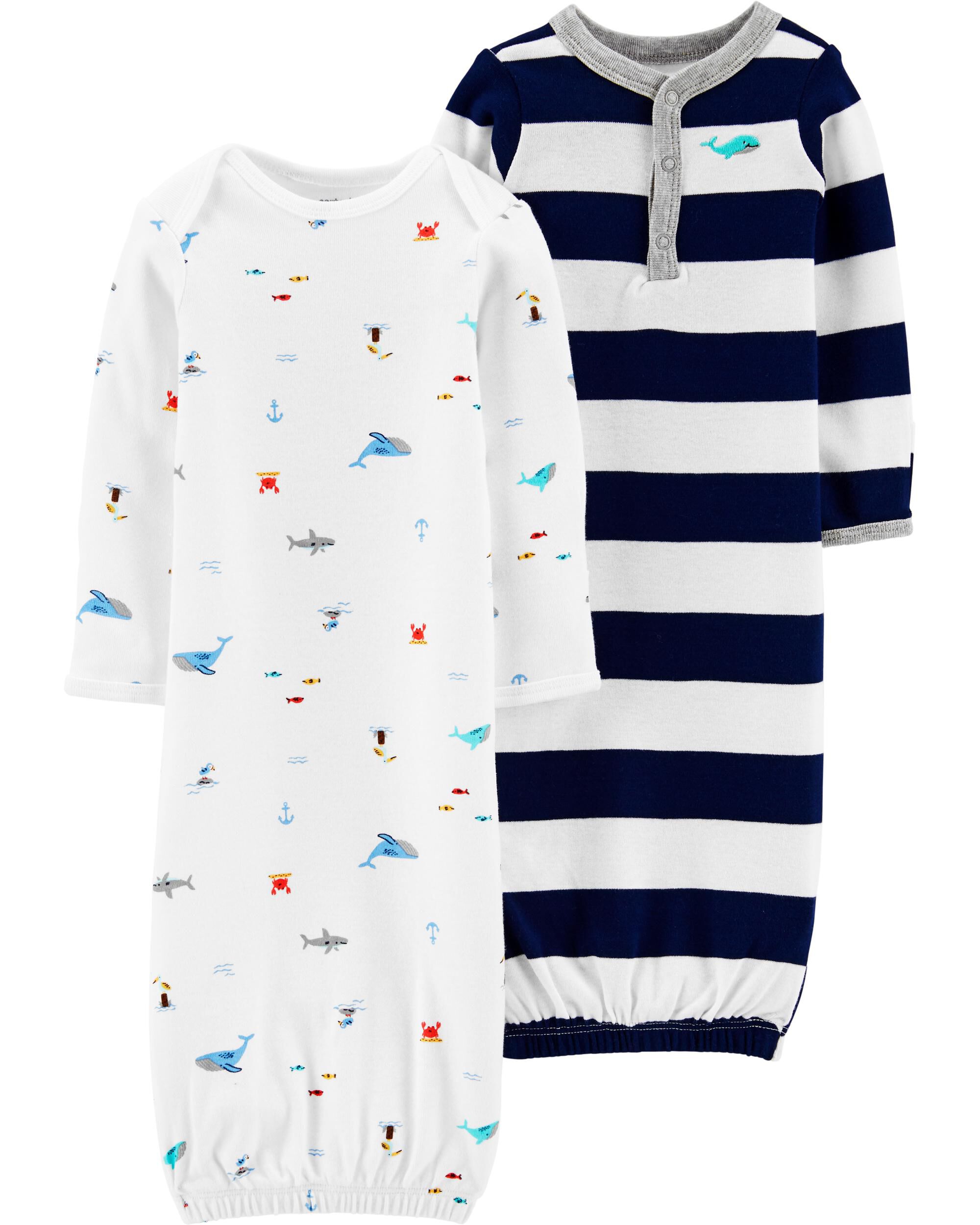 carters baby gowns