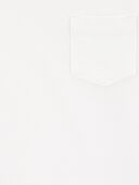 White - Toddler Pocket Tank, Selected