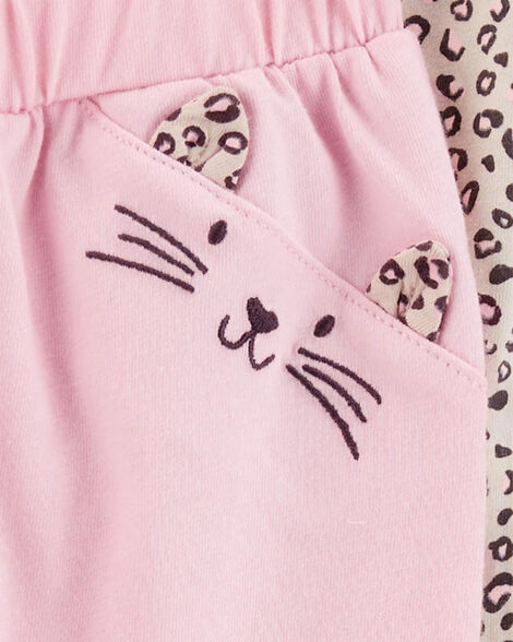  Product image 3 of Baby 2-Piece Leopard Bodysuit Pant Set