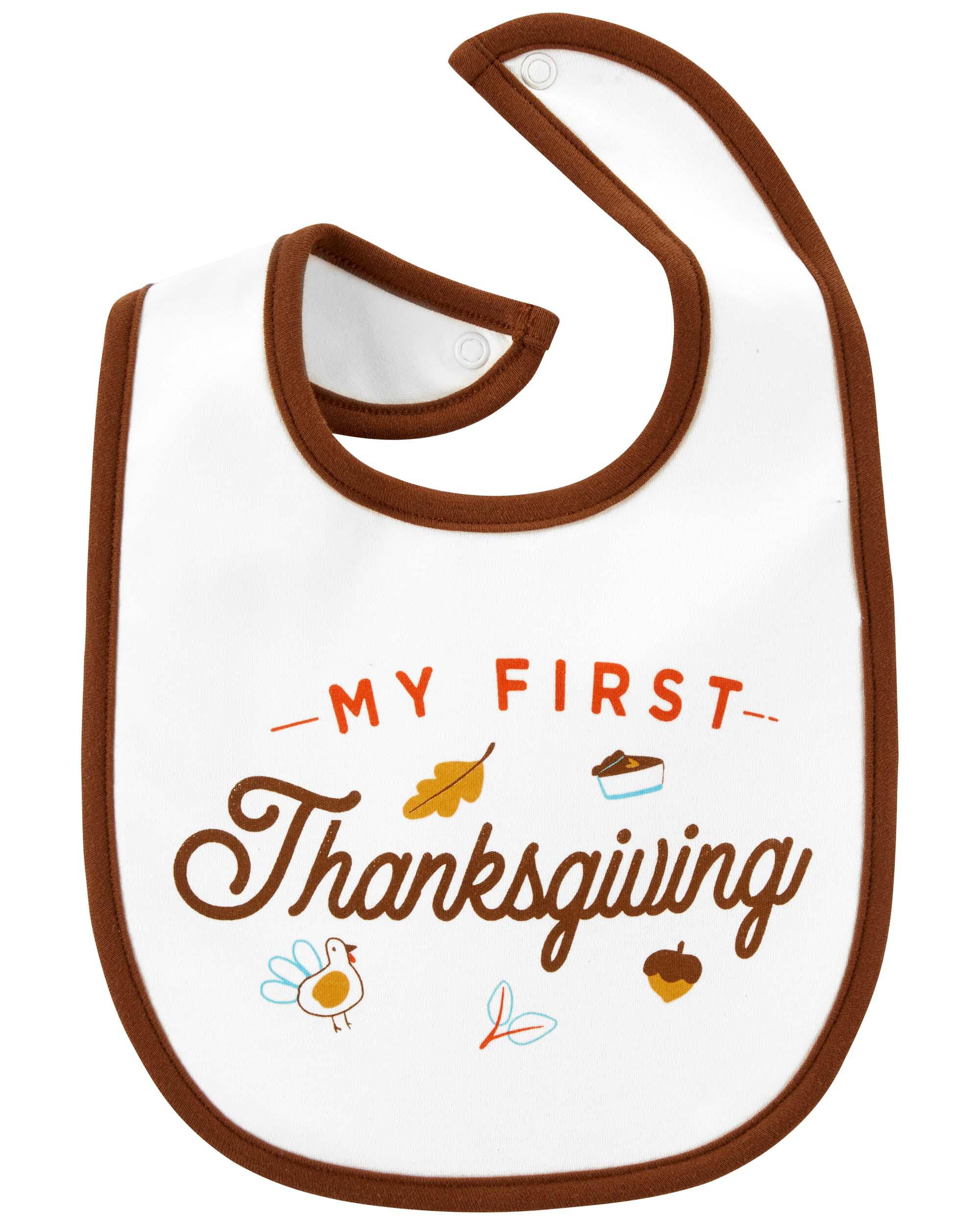 Baby My First Thanksgiving Teething Bib Carter s Carter s